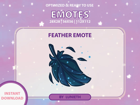 Feather Emote & Channel Points Icon [Digital Product]