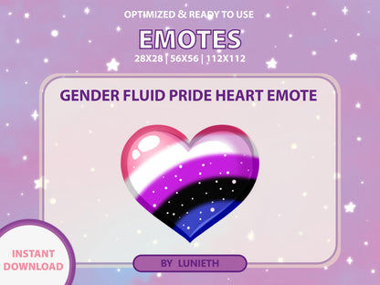 Choose Your Pride Flag Heart Emote & Channel Points Icon [Digital Product]