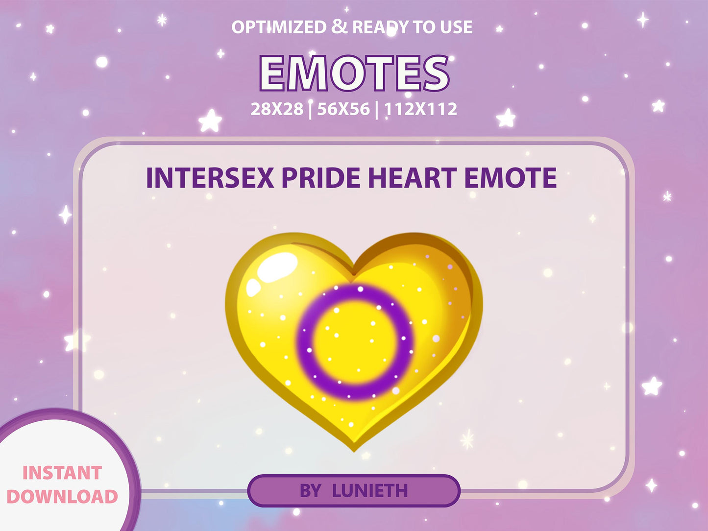 Choose Your Pride Flag Heart Emote & Channel Points Icon [Digital Product]